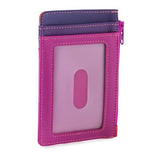 Load image into Gallery viewer, Credit Card Holder With Coin Purse - Sangria Multi
