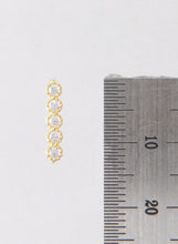 Load image into Gallery viewer, Cubic Zircon DNA Earrings