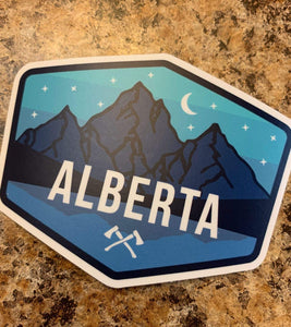 Alberta Night Sticker
