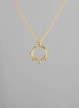 Load image into Gallery viewer, Circle Drops Necklace