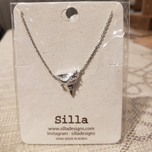 Load image into Gallery viewer, Cubic Zirconia Triangle Necklace