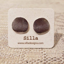 Load image into Gallery viewer, Curved Circle Earrings