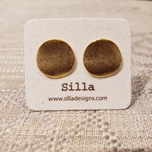 Load image into Gallery viewer, Curved Circle Earrings