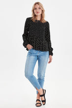Load image into Gallery viewer, ByFatima Smock Blouse - Black Combo