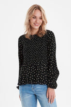 Load image into Gallery viewer, ByFatima Smock Blouse - Black Combo