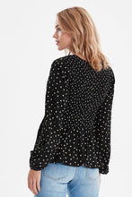 Load image into Gallery viewer, ByFatima Smock Blouse - Black Combo