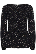 Load image into Gallery viewer, ByFatima Smock Blouse - Black Combo