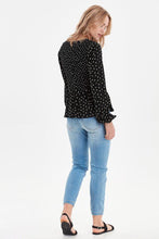 Load image into Gallery viewer, ByFatima Smock Blouse - Black Combo