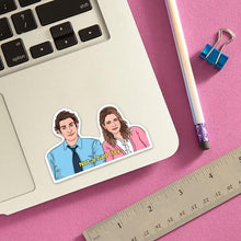Load image into Gallery viewer, Die Cut Sticker - Jim and Pam