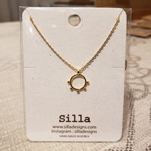 Load image into Gallery viewer, Circle Drops Necklace