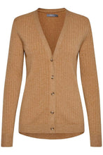 Load image into Gallery viewer, ByNakata Rib Cardigan - Golden Sand