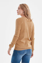 Load image into Gallery viewer, ByNakata Rib Cardigan - Golden Sand